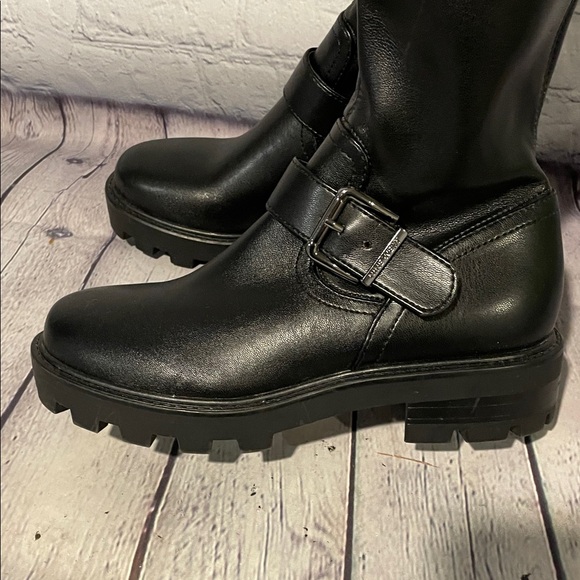 Nine West Black Over-the-Knee Boots with Buckle Detail Nemba boots 5 1/2 - Picture 7 of 10